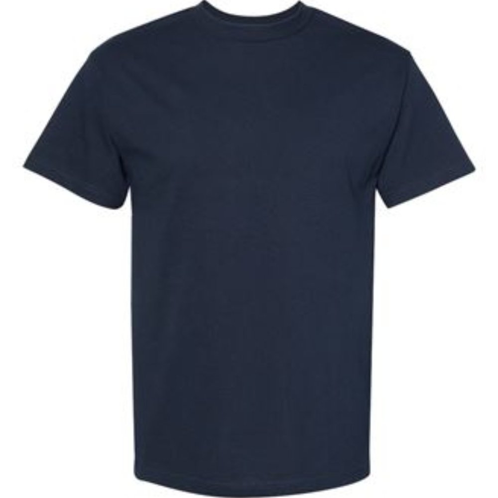 🆕 ALSTYLE ADULT ULTRA COTTON ROUND-NECK SHORT SLEEVE T-SHIRT - NAVY - LARGE